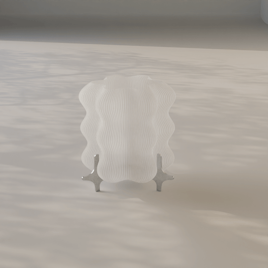 Minimalist AURA table lamp designed for calm contemporary spaces